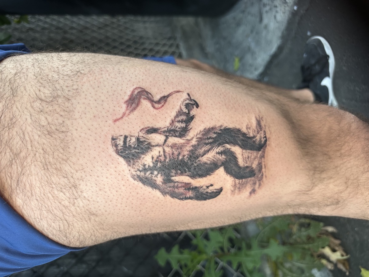 Sasquatch tattoo