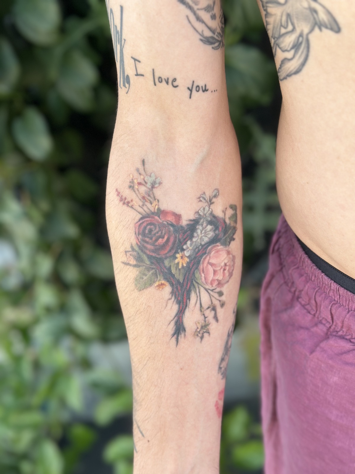Rose Bundle tattoo