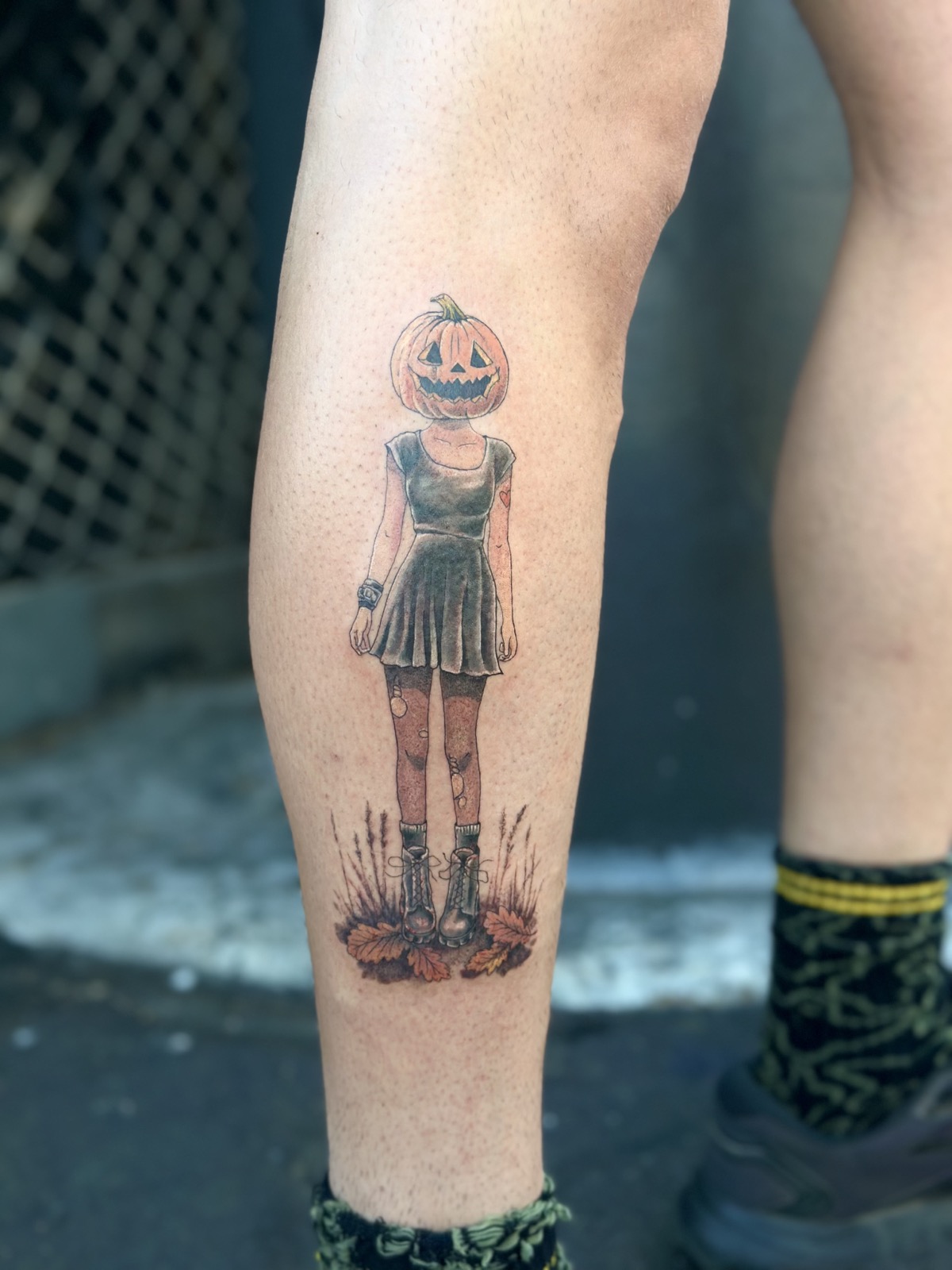 Pumpkinhead Girl tattoo