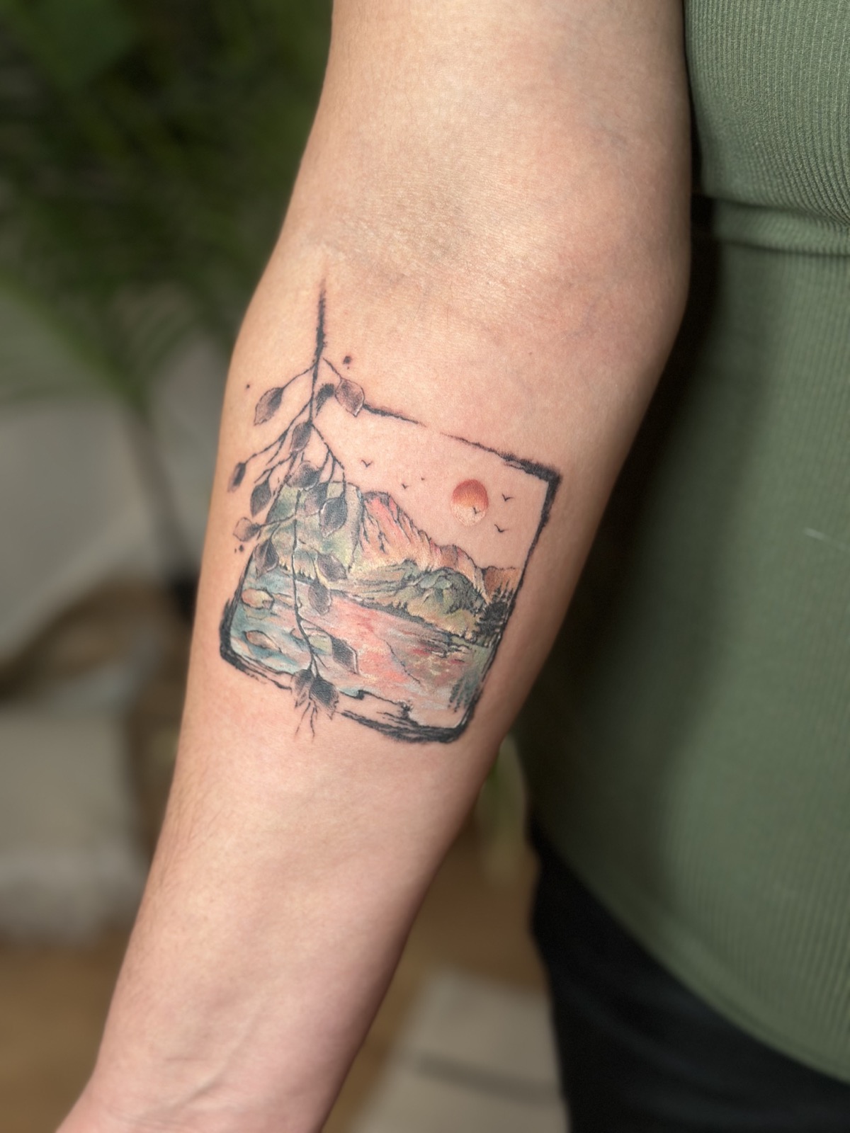 Mountain Landscape tattoo