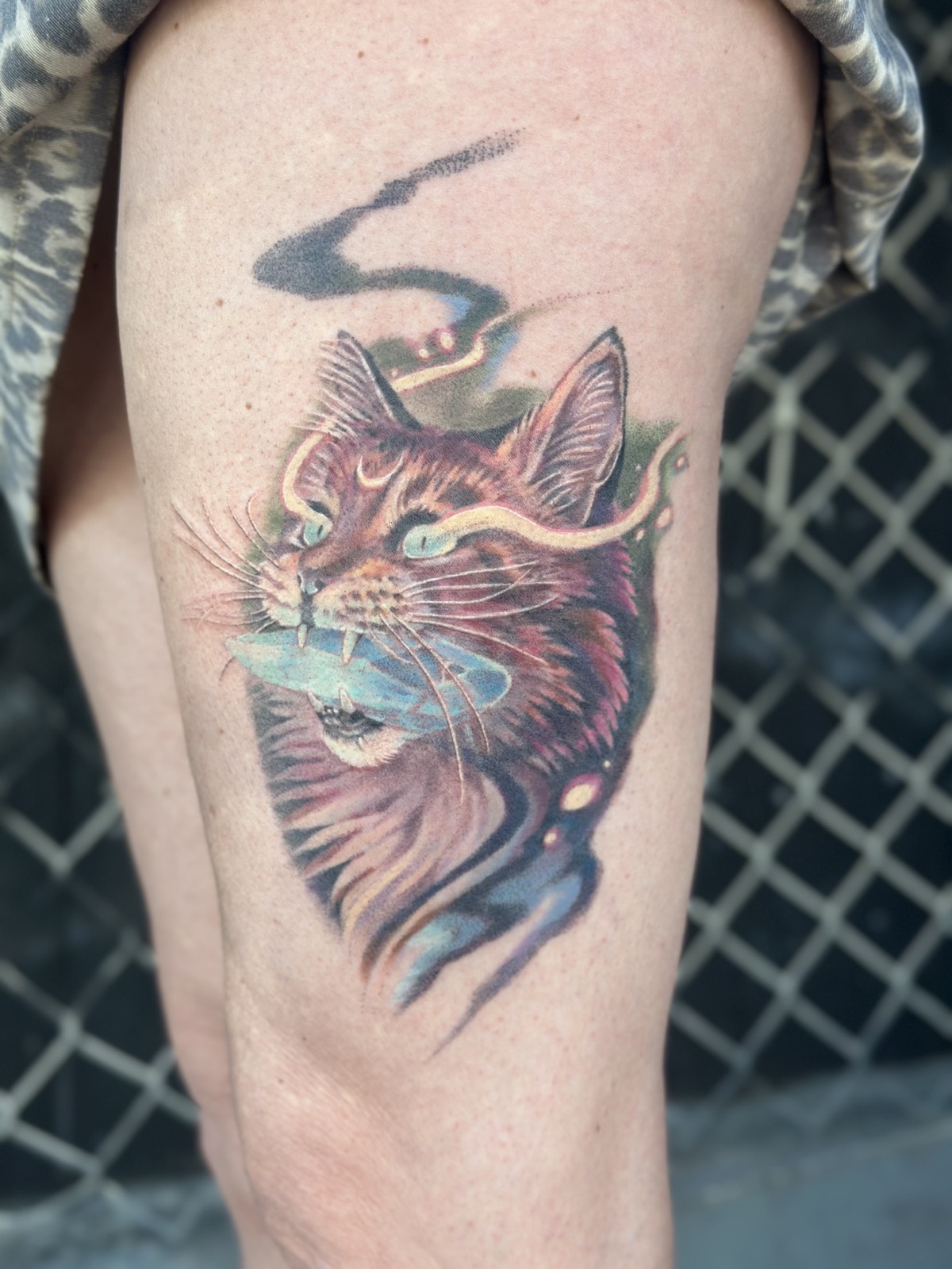Cat Portrait tattoo